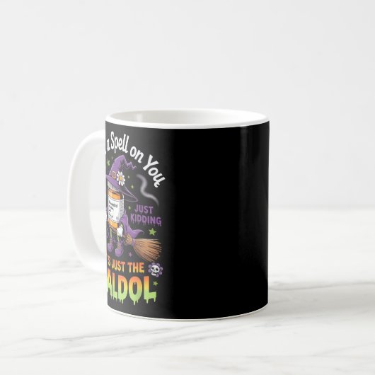 Spell Just Kidding Haldol Halloween Nurse Rn Icu  Kaffeetasse (Vorderseite Links)