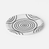 Spellbindungskreise Pappteller (Schrägansicht)