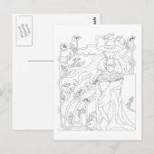 Spellbook Postkarte (Vorne/Hinten)