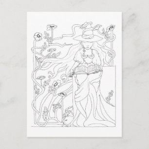 Spellbook Postkarte