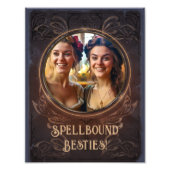 Spellbound besties - Hexes mittelalterliches Gedäc Fotodruck (Vorne)