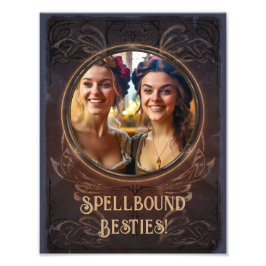 Spellbound besties - Hexes mittelalterliches Gedäc Fotodruck