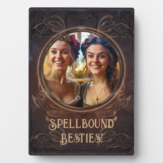 Spellbound besties - Hexes mittelalterliches Gedäc Fotoplatte (Vorderseite)