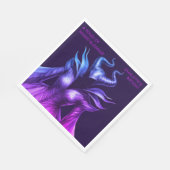 Spellbound Forest – Dark Fairy Birthday Party  Serviette (Ecke)