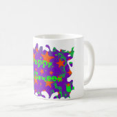 Spellbound grunge 'Happy Halloween' Tasse (VorderseiteRechts)
