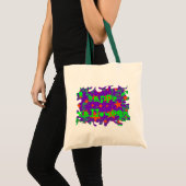 Spellbound grunge 'Happy Halloween' tobag Tragetasche (Vorderseite (Produkt))