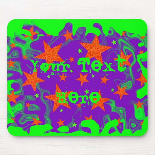 Spellbound grunge 'Your Text' mousepad (Vorne)
