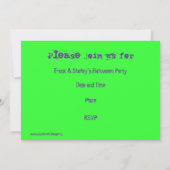 Spellbound lila Einladung "You're Invited" (Rückseite)