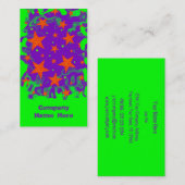 Spellbound Visitenkartenporträt grün Visitenkarte (Vorne/Hinten)