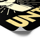 Speller der Welt Untie dyslexische Dyslexie Awarn Poster (Ecke)