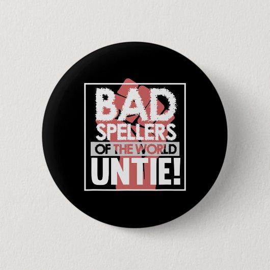 Speller des World Dyslexia Awareness Therapist Gre Button (Vorderseite)