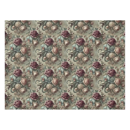 Spellhound - Gothic Large Pattern Tischdecke (Vorderseite (Horizontal))
