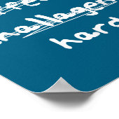 Spelling Is Hard Funny Spelling Bee  Poster (Ecke)