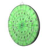 Spelling Word Game Alphabet Dart Board Green Dartscheibe (Vorderseite rechts)
