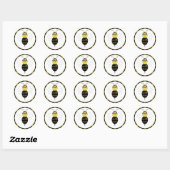 SpellingBee Bumble Bee Sticker (Blatt)