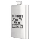 Spelunker machen es mit den Lichtern auf Flachmann (Links)