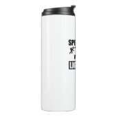 Spelunker machen es mit den Lichtern auf Thermosbecher (Nach links gedreht)