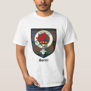 Spence Clan-Wappen-AbzeichenTartan T-Shirt