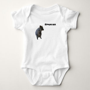 Spencer Boys Name @ Aussie Quokka, Baby Bodysuit Strampler