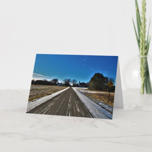 "Spencer Brook" Weihnachtskarte Karte (Vorderseite)