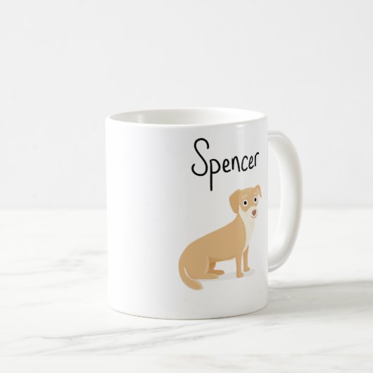 Spencer der Hund! Kaffeetasse (VorderseiteRechts)
