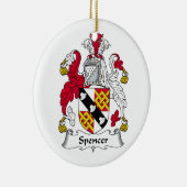 Spencer-Familienwappen Keramik Ornament (Rechts)