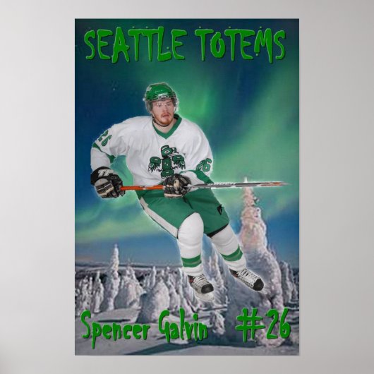 Spencer Galvin - Seattle Totems Poster (Vorne)