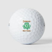 Spencer Irish Kisses Clover Kleeblatts Lippes Golfball (Vorderseite)
