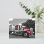Spencer Kenworth W900A Postkarte (Stehend Vorderseite)