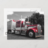 Spencer Kenworth W900A Postkarte (Vorne/Hinten)