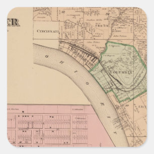 Spencer Madisonville, Ohio Quadratischer Aufkleber