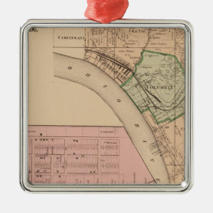 Spencer Madisonville, Ohio Silbernes Ornament