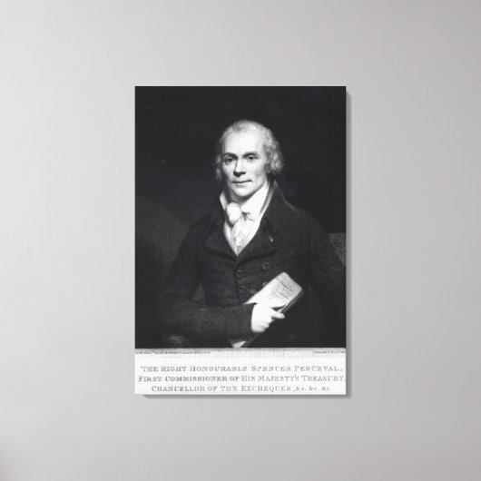 Spencer Perceval Leinwanddruck (Vorderseite)