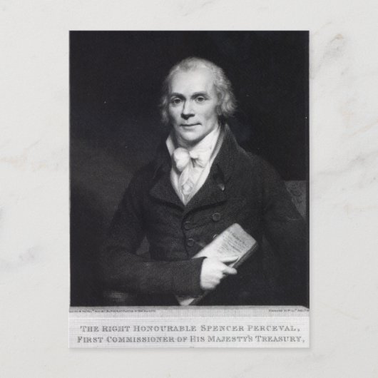 Spencer Perceval Postkarte (Vorderseite)