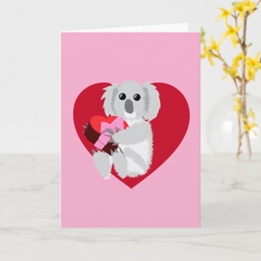 Spend Koala-ty time Karte (Gelbe Blume)