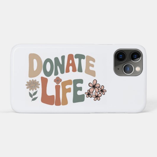 Spende Leben BOHO Case-Mate iPhone Hülle (Rückseite (Horizontal))