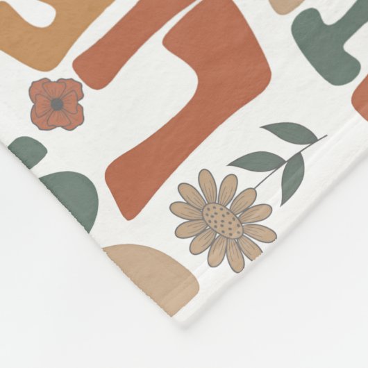 Spende Leben BOHO Fleecedecke (Ecke)