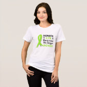 Spende Lebensbewusstsein-Held Unterstützung Dankba Tri-Blend Shirt (Vorderseite voll)