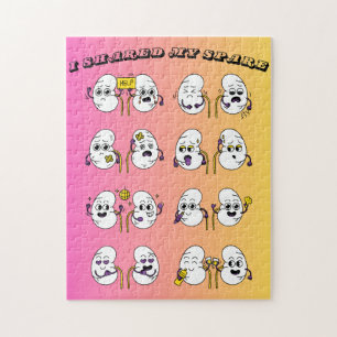 Spende von Nierensorgen_Geteilter Nutzen_11x14 Puzzle