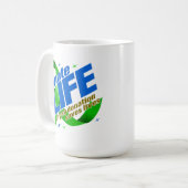 Spende von Organspenden Rette Leben Kaffeetasse (Vorderseite Links)
