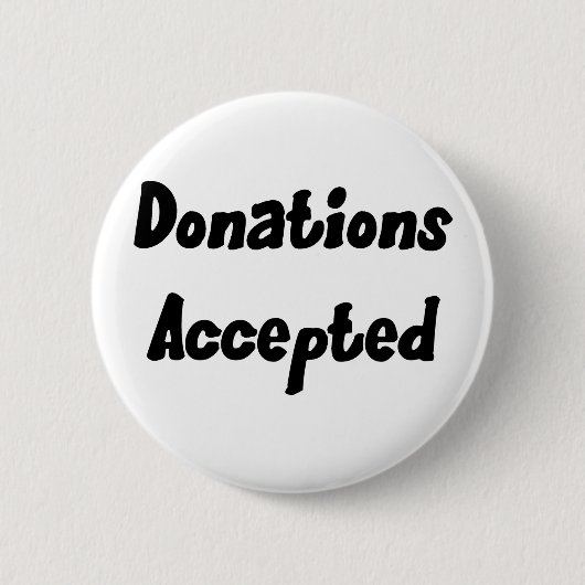 Spenden geltender Knopf Button (Vorderseite)