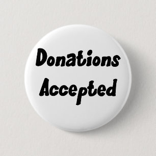 Spenden geltender Knopf Button