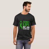 Spenden Leben als Organspender T-Shirt (Vorne ganz)