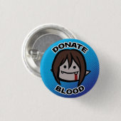 Spenden Sie Blut Button (Vorne & Hinten)