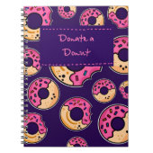 Spenden Sie ein Donut - Funny & Ästhetisches Noteb Notizblock (Vorderseite)