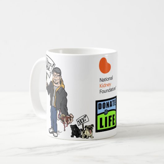 Spenden Sie Kaffee-Tasse Kaffeetasse (Vorderseite Links)