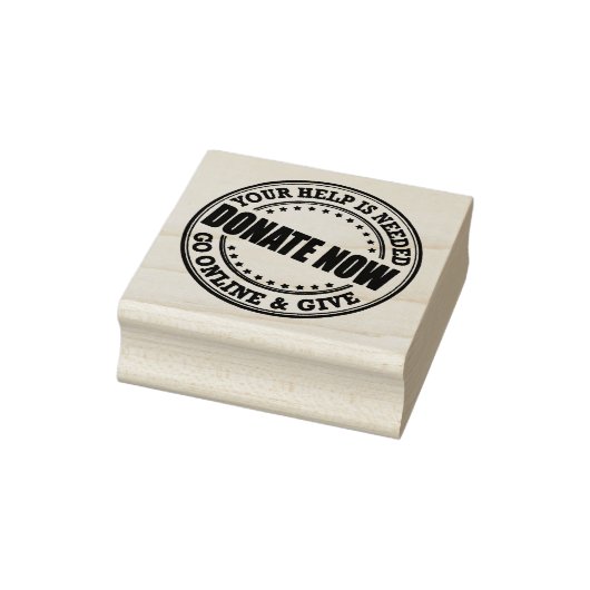 Spenden Sie Wohltätigkeit Spenden Geld sammeln Anf Gummistempel (Stempel)