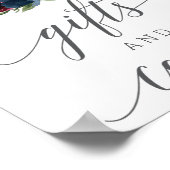 Spenden und Karten der burgundy Navy Poster (Ecke)