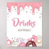 Spenden und Windeln Sprinkle Drinks Poster (Vorne)