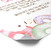 Spenden und Windeln sprinkle nicht Baby Poster (Ecke)